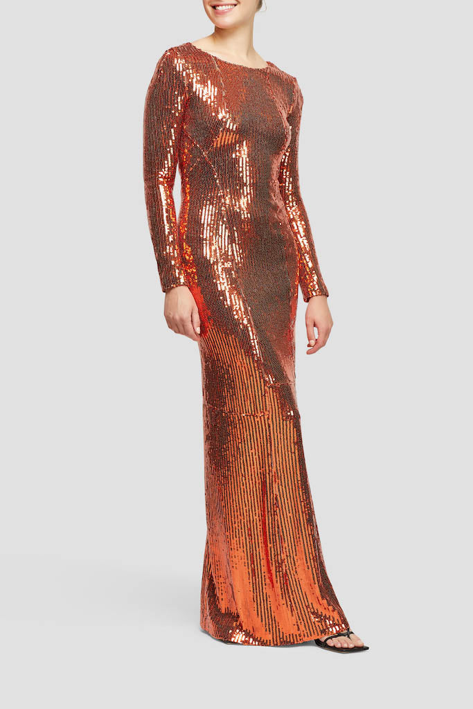 ALEXANDRE VAUTHIER Sequin long Sleeve Gown Fashion Alta Moda ALEXANDRE VAUTHIER Sequin long Sleeve Gown Fashion Alta Moda