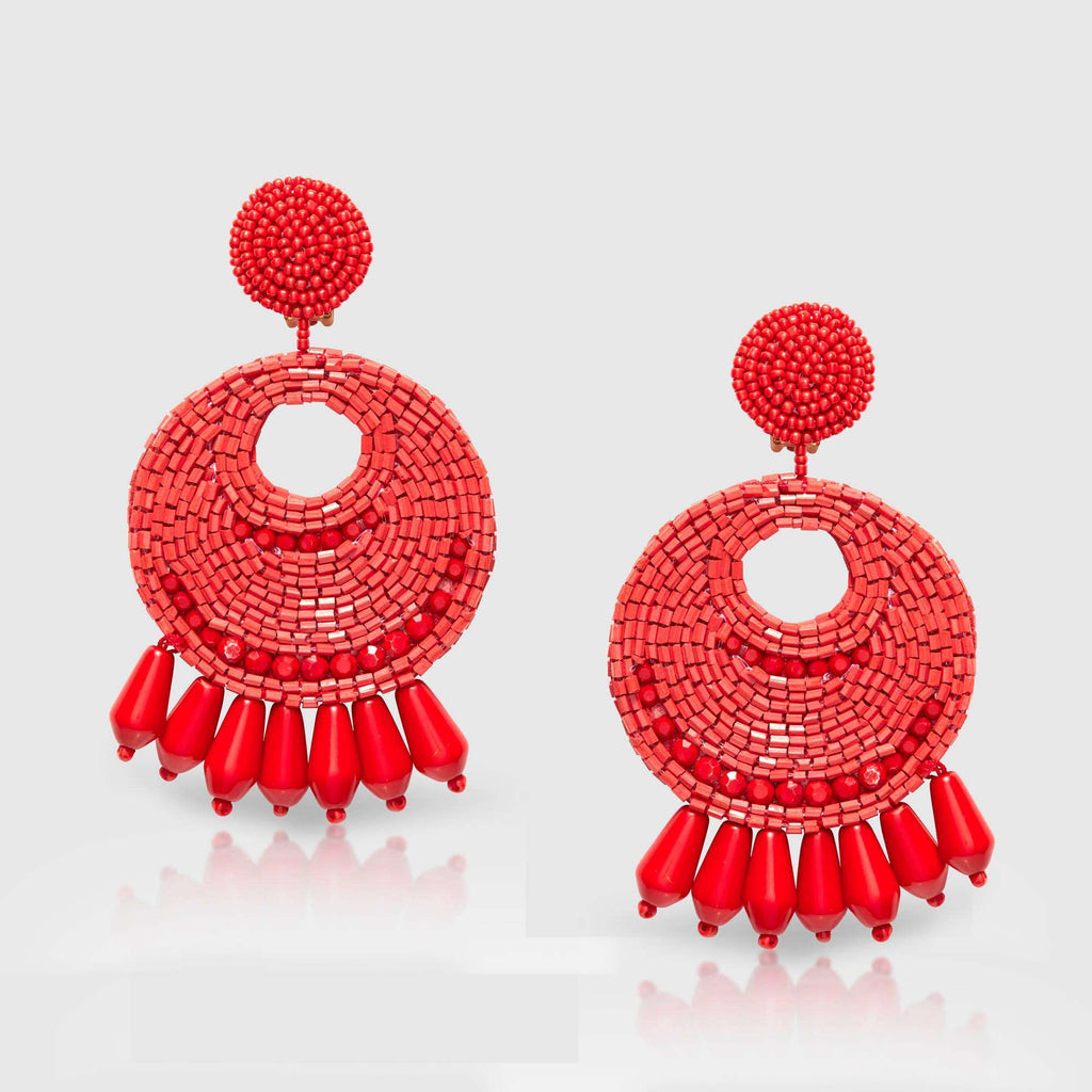 Kenneth jay hotsell lane tassel earrings