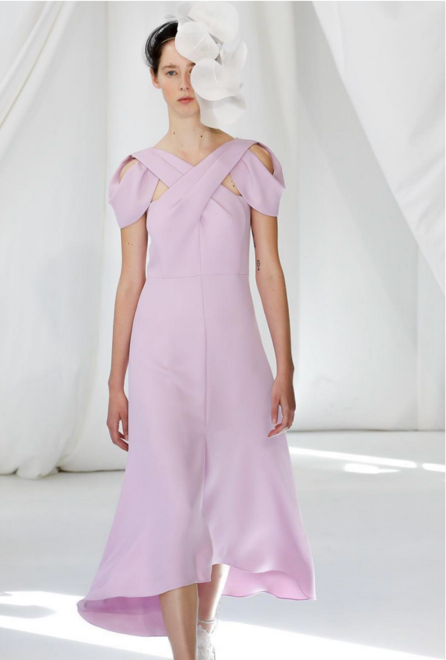 Delpozo NEW Yellow Tan Color Block Panels Architecture